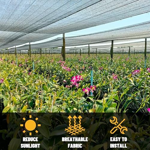 colourtree 90% sun shade cloth 2' x 4' showing dimensions