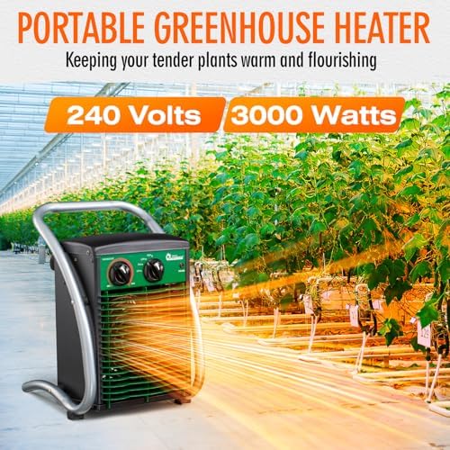 dr. infrared heater dr218-3000w greenhouse garage workshop infrared, close-up detail