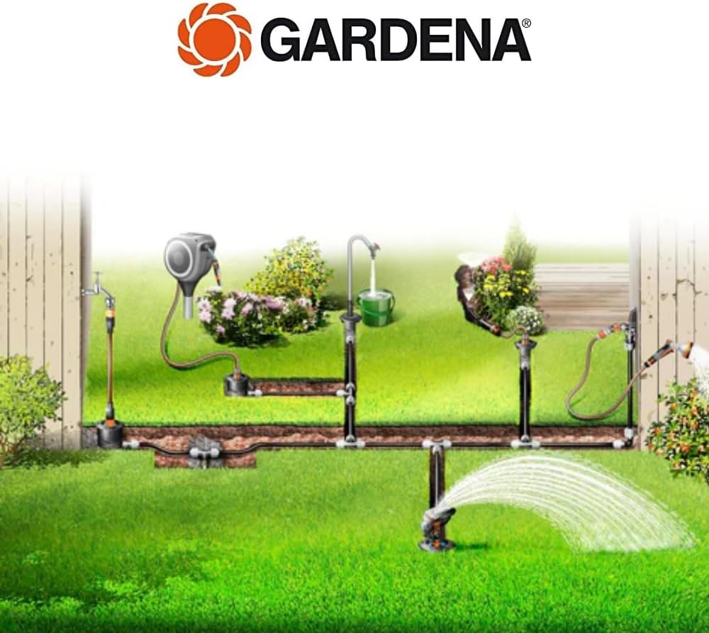 Gardena 2773-U L -Piece - Sprinkler System Pro, Gray