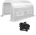 benefitusa greenhouse replacement cover half-transparent greenhouse cover (10'x7'x6'), main product view