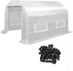 benefitusa greenhouse replacement cover half-transparent greenhouse cover (10'x7'x6'), main product view