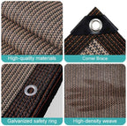 70% uv shade cloth 20x30ft-breathable hdpe mesh sun, close-up detail
