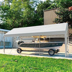 carport 10x20ft heavy duty canopy storage shed,portable garage, package contents