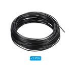 PATIKIL 1.5mm Bonsai Training Wire, 1 Roll Floral Wire Stems Anodized Aluminum Tree Wire 32.8 Feet Total for Gardening Branch Fixing, Black
