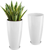 qcqhdu 21 inch tall planters for outdoor &, main product view