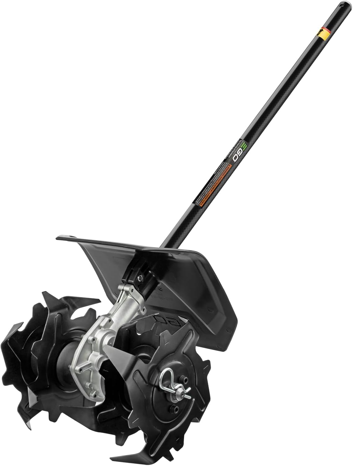 ego power+ cultivator attachment, battery powered, 9.5" carbon, main product view