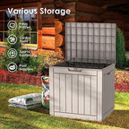 drato deck boxes, 30 gallon outdoor storage box, close-up detail