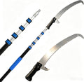 Manual Pole Saw for Tree Trimming, 26FT Telescoping Extension Pole Tree Pruner with 24" Blade, Hand Pole Saw for Cutting High Branches, Detachable Pruning Saw for Garden Yard Maintenance