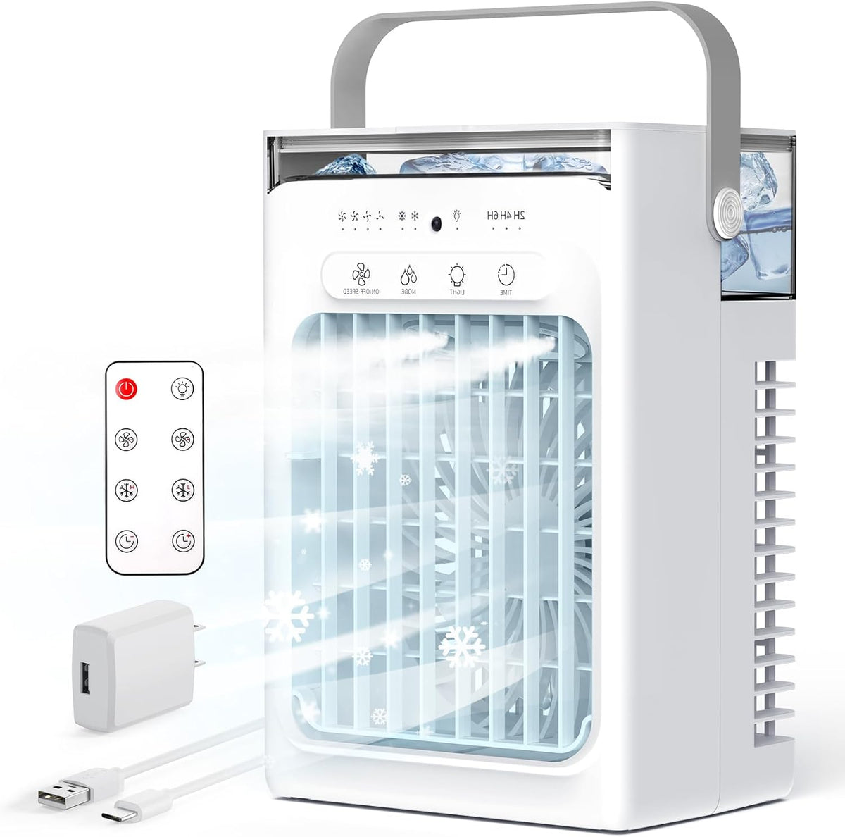 portable air conditioners, portable ac unit with remote, main product view