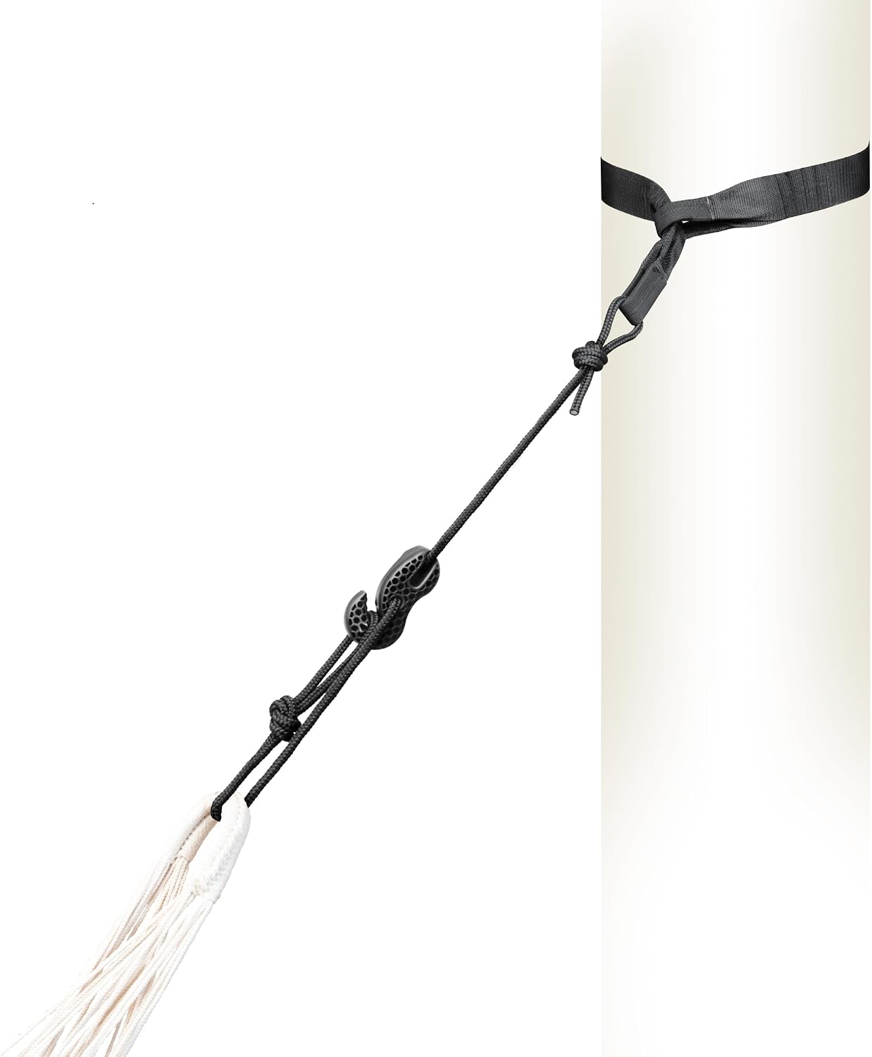 LA Siesta TreeMount Black - Tree and Pole Suspension Set for Hammocks