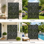 kozyard metal privacy screen 74" h x 47.2" on a desk or shelf