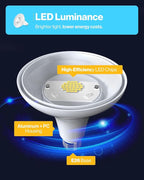 Sunco 24 Pack Outdoor LED Flood Home Patio Driveway Light, Waterproof PAR38 LED Bulb, CRI90, 3000K Warm White,1050 Lumens, 100W Equivalent 13W, Dimmable, Wet-Rated, E26 Base UL