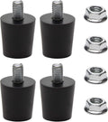 Short Stabilizing Feet for 17" & 22" Tabletop Griddle Blackstone Replacement Parts, Rubber Feet and Screw Nuts for 17 & 22 inch Table Top Blackstone Griddle Parts, Pack of 4