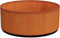 Plantercraft Corten Steel Planter - 30x12 Inch Large Round Planters for Outdoor Plants - Extra Large Outdoor Planters for Modern Patio, Deck & Landscape Design