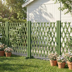 vingli 2 packs expandable garden fence, 27.55in freestanding, close-up detail