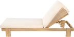 christopher knight home duska acacia wood chaise lounge on a desk or shelf