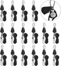 8 Pairs 1/8" Heavy Duty Ratchet Hangers, Adjustable Rope Hangers, Grow Light Rope Hangers for Grow Plant Fan Filter Light Room Equipment, 150 LB Capacity per Pair