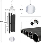 astarin wind chimes outdoor large deep tone, package contents