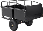 vevor heavy duty atv trailer steel dump cart, view 9