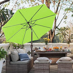 jearey 9ft outdoor patio umbrella, market umbrella, apple, main product view
