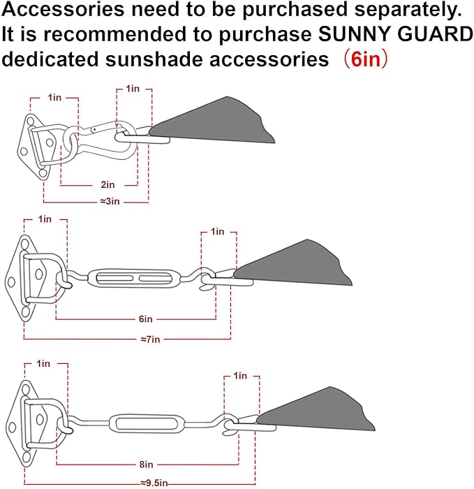 SUNNY GUARD Sun Shade Sail 12'x12' Rectangle Silver Grey UV Block Sunshade for Backyard Yard Deck Patio Garden Outdoor Activities and Facility(We Make Custom Size)