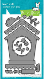 Lawn Fawn LF2471 Magic Iris Birdhouse Add-on Custom Craft Dies