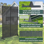 72" privacy screen outdoor privacy fence panel for showing dimensions