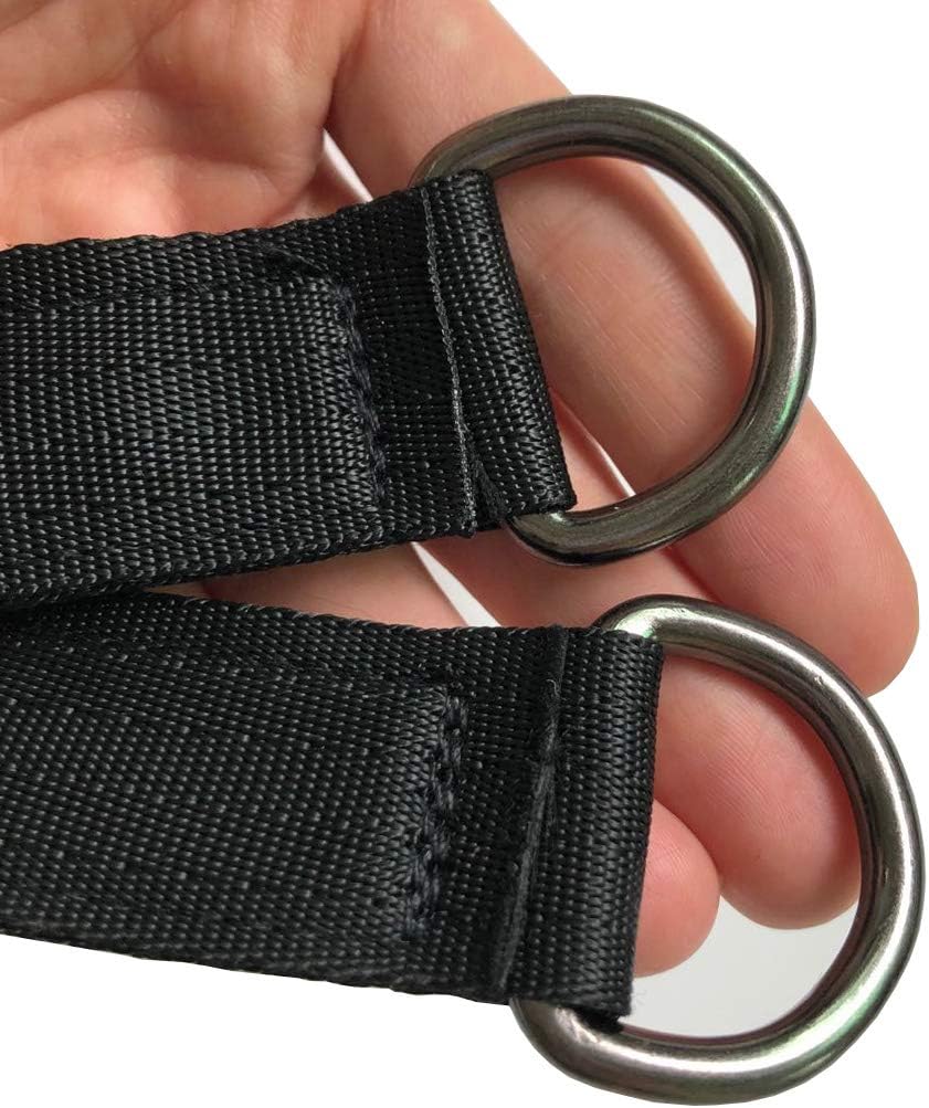 Hammock Straps for Tree, 2pcak Swing Straps Hanging Kit Short Hanging Straps Heavy Duty Tree Strap 440lbs Capacity Used for Exercise Pulley Hammocks Swing Chair