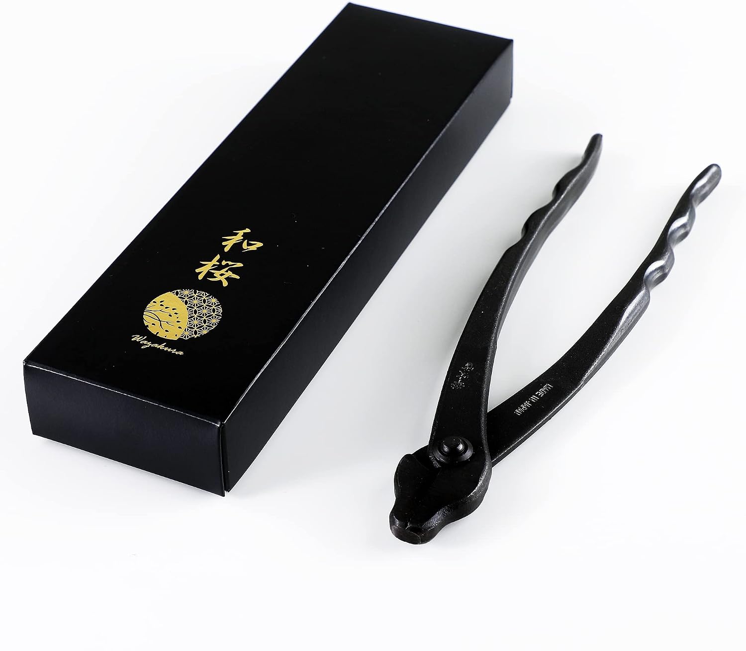 Wazakura Hand Forged Bonsai Wire and Jin Pliers Made in Japan 210mm(8.25inch), Bonsai Training Wire Plier, Japanese Garden Tool- Black