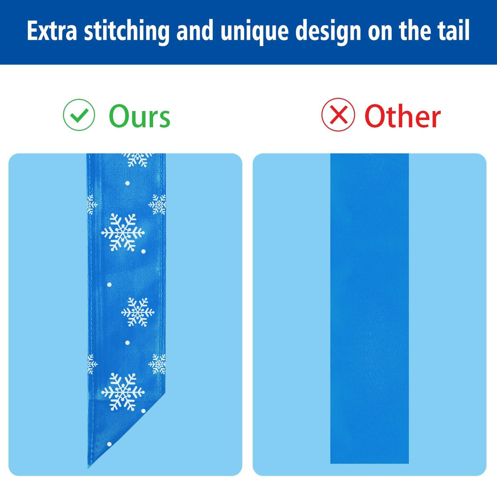 Winter Snowman Windsock 40 Inch Durable Outdoor Hanging Decoration | Merry Christmas, Happy New Year, Winter Wind Sock Flag, Yard Garden Patio Home Decor ﻿