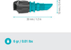 Gardena 180 Degree Spray Head, Adjustable, Water-Saving Sprinkling, Spraying Range Approx. 3 m, 5 Units (13321-20)
