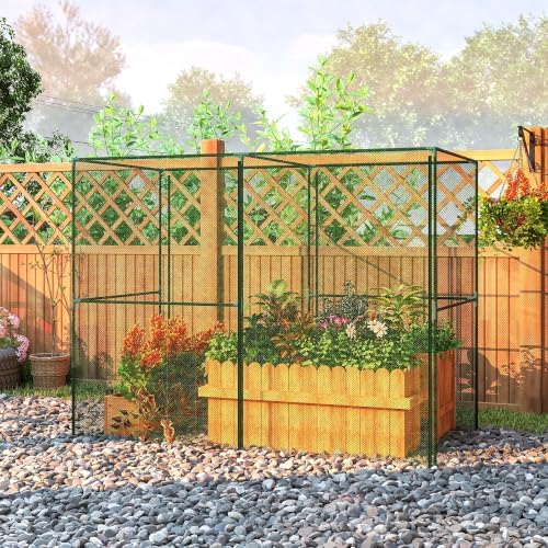 outsunny 8' x 4' x 6' crop cage, package contents