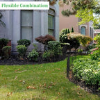 decorative garden fence animal barrier,25ft(l) x 16in(h) rustproof on a desk or shelf