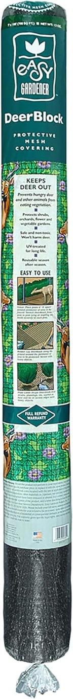 easy gardener, 6050az, deer block, protective mesh covering shown in use