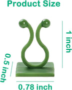 100Pcs Plant Climbing Wall Fixture Clips, Plant Vine Wall Clips Self-Adhesive Plant Hooks for Vines, Invisible Plant Vine Holders for Climbing Plants Vines Indoor Outdoor Cable Wire Fixing