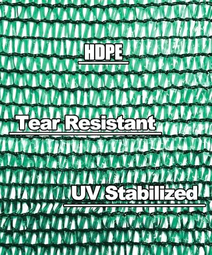 e.share 40% green shade cloth 12ft x 16ft, close-up detail