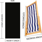 TBACW Chair Replacement Canvas, Beige, 47.24x17.32in, 220lbs Capacity-Only Cloth for Patio Lounge Beach Reclining Sling Chair | 47" x 17" Size, Beach Sling Fabric, Indoor Outdoor Use, No Wooden Frame Needed