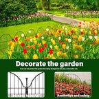6 panels no dig decorative garden fence for on a desk or shelf