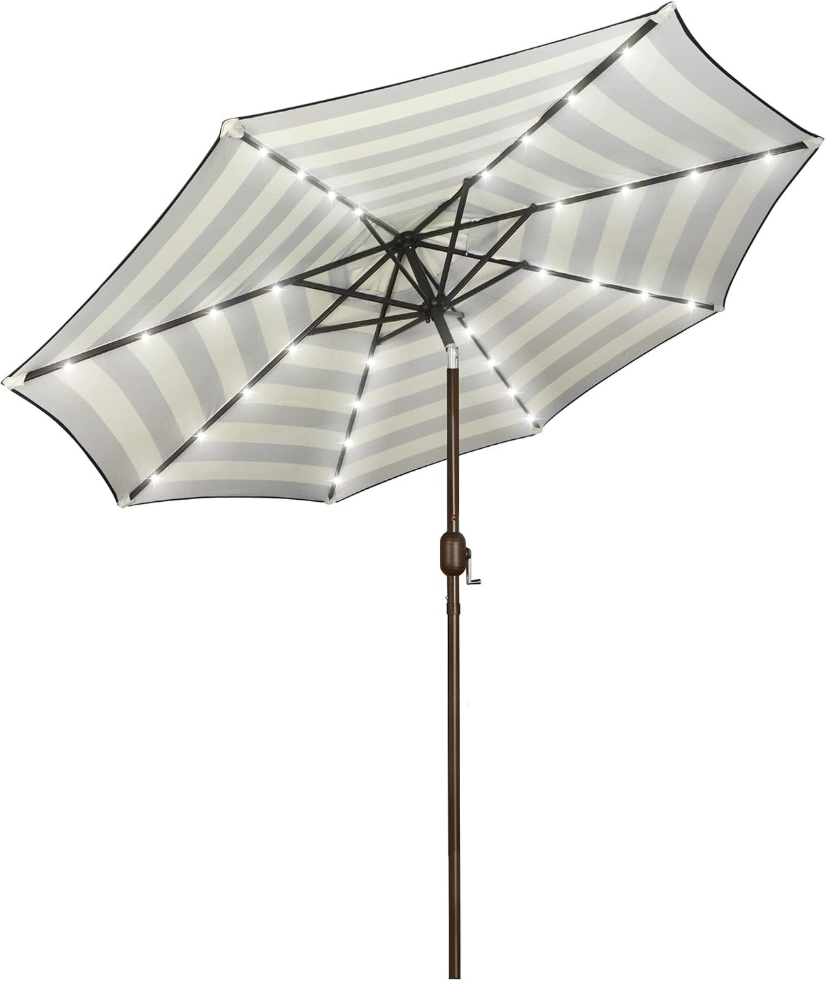 blissun 9 ft solar umbrella, patio umbrella with, main product view