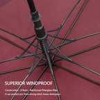 G4Free 47/54/62/68/72 Inch Automatic Open Golf Umbrella Oversize Extra Large Double Canopy Vented Windproof Waterproof Stick Umbrellas