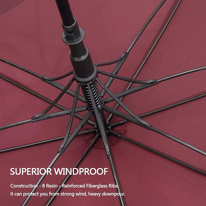 G4Free 47/54/62/68/72 Inch Automatic Open Golf Umbrella Oversize Extra Large Double Canopy Vented Windproof Waterproof Stick Umbrellas