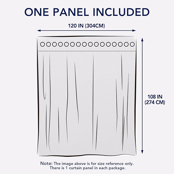 PureFit Outdoor Curtains for Patio Waterproof Weatherproof, UV Resistant Outside Curtains for Gazebo, Front Porch, Pergola, Sun Blocking Privacy Curtain, 120W x 108L inch, 1 Panel, Red Clay