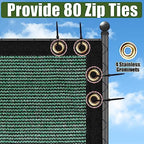 green 5ft x 50ft outdoor privacy screen fence, close-up detail