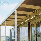 patio 8' x 15' sun shade fabric roll, package contents