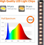 bstrip t10 vertical grow light, full spectrum plant, view 9