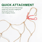 Jute Trellis Netting - Jute Netting for Garden, Heavy Duty Plant Support Netting for Climbing Plants, Cucumber, Vine, Fruits & Vegetables, Climbing Vining Plants (3.3 Ft X 6.6 Ft, 5.9 Inch Squares)