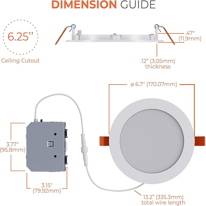 HALO HLB 6 inch LED Recessed Lighting Canless Dimmable Wet Location Selectable Lumens and Selectable Color 27/30/35/40/5000K 4-Pack Indoor Outdoor Soffit Ceiling Lights HLB6LSFS5-4PK