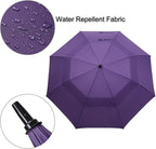G4Free 47/54/62/68/72 Inch Automatic Open Golf Umbrella Oversize Extra Large Double Canopy Vented Windproof Waterproof Stick Umbrellas