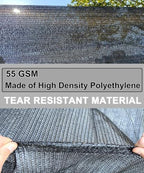 e.share 40%-50% sun shade cloth,frost&wind protection garden net,10x100ft on a desk or shelf