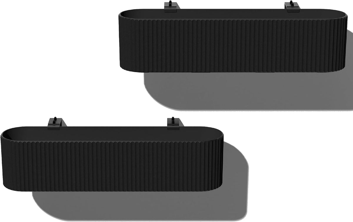 veradek demi series railing planter - round window, main product view